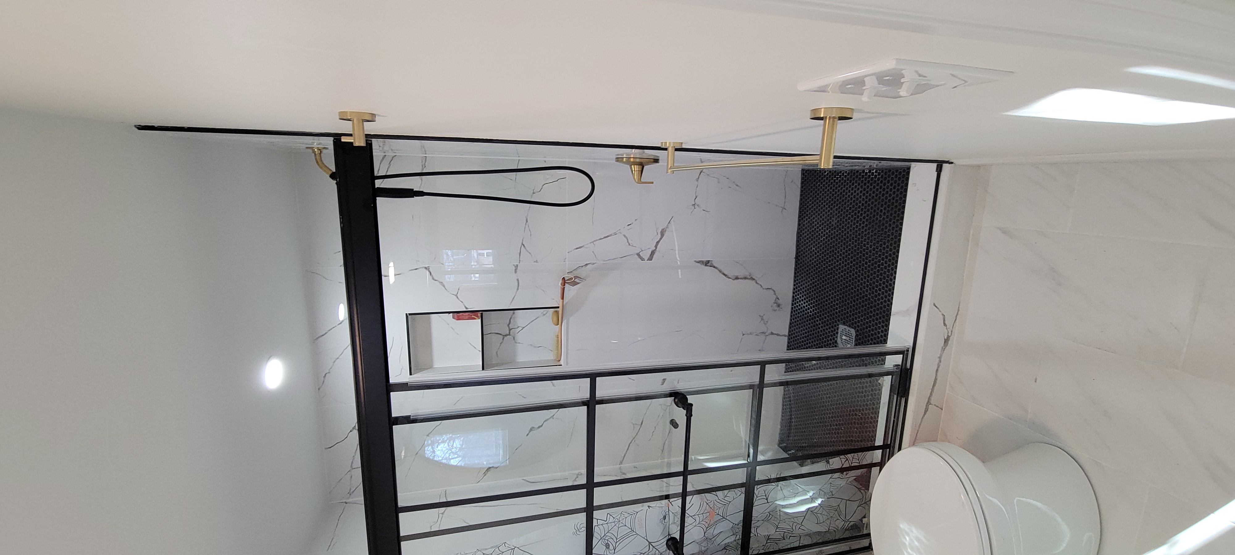 Luxury bathroom remodel in Sharon MA